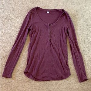 Ribbed long sleeve